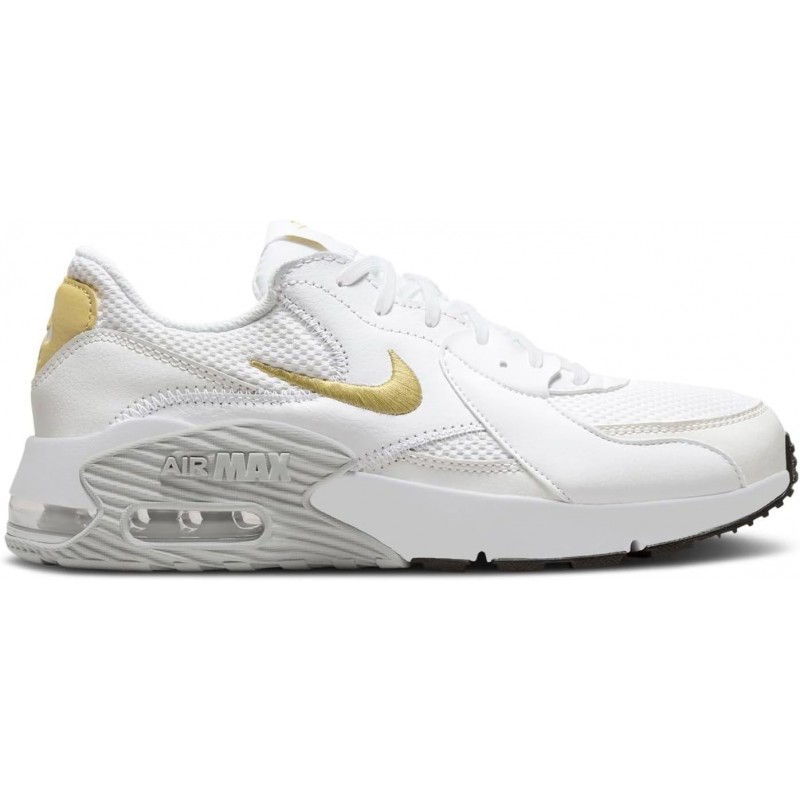 Chaussures Nike Air Max Excee pour femme (CD5432-129, blanc/blanc sommet/noir/or Saturne)