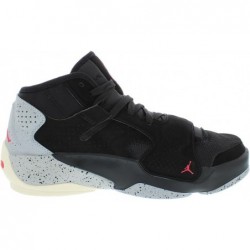 Chaussure de basket-ball Nike Jordan Zion 2 (GS) pour enfant (noir/noir/gris fumé clair/rouge sirène)