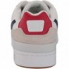 Baskets Lacoste T Clip en cuir et daim multicolores pour homme