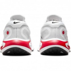 Chaussures de course sur route Nike Journey Run pour homme (FN0228-103, blanc/rouge feu/gris ciment/noir)