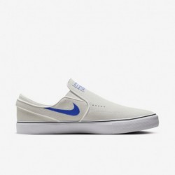 Chaussures de skate Nike SB Janoski+ Slip (FN5893-101, Blanc sommet/Blanc sommet/Blanc/Hyper Royal)