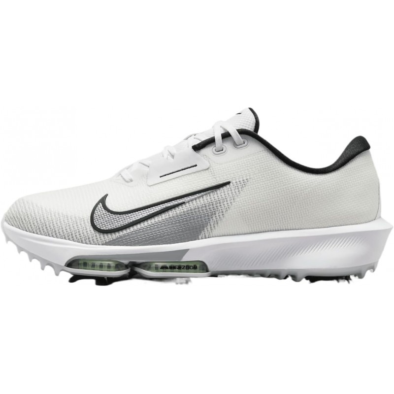 Chaussures de golf Nike Air Zoom Infinity Tour 2 (large) (FD0218-100, blanc/vert vapeur/platine pur/noir)