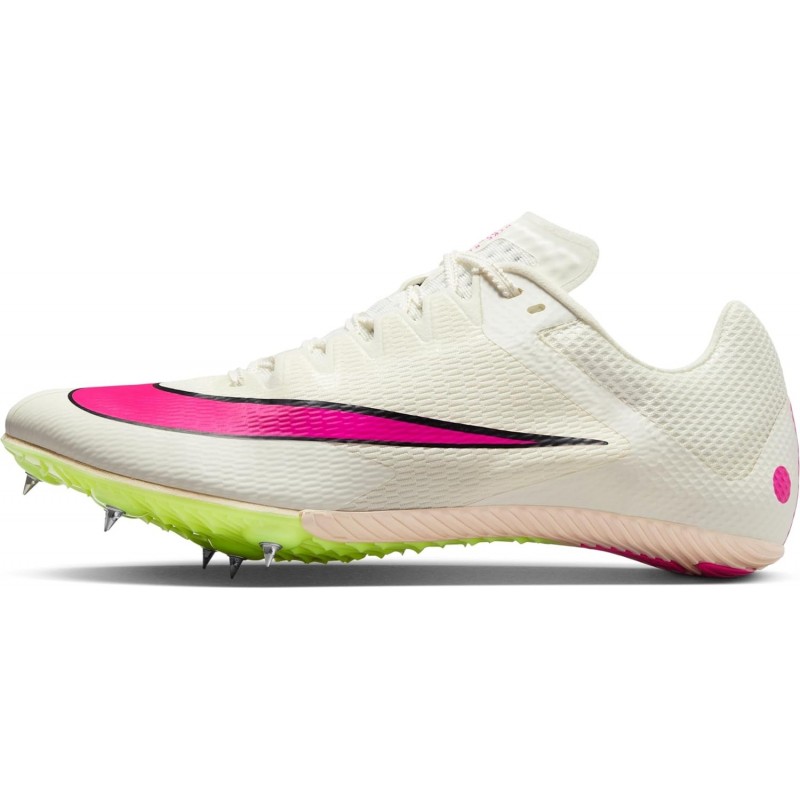 Chaussures de course à pied et d'athlétisme Nike Zoom Rival Sprint pour homme, voile/citron clair/goyave glacée/rose féroce DC87