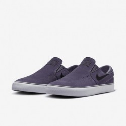 Chaussures de skate Nike SB Janoski+ Slip (FN5893-500, Raisin foncé/Raisin foncé/Blanc/Noir)