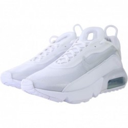 Chaussure de course Nike pour homme, blanc, gris loup, platine pure, argent réfléchissant