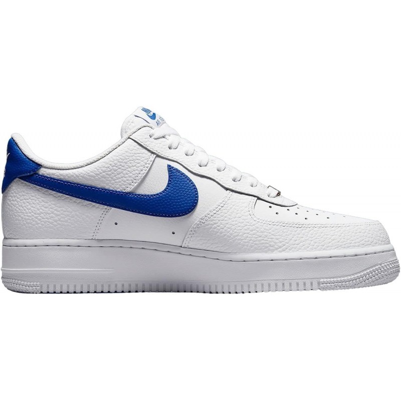 Nike Air Force 1 '07 LO pour homme Blanc/Game Royal-Blanc (DM2845 100)