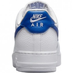 Nike Air Force 1 '07 LO pour homme Blanc/Game Royal-Blanc (DM2845 100)