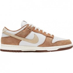 Nike Dunk Low Retro PRM, chaussures de basket-ball pour hommes, Sail Fossil Med Curry