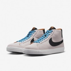 Chaussures de skate Nike SB Zoom Blazer Mid Electric (HF3831-001, Phantom)