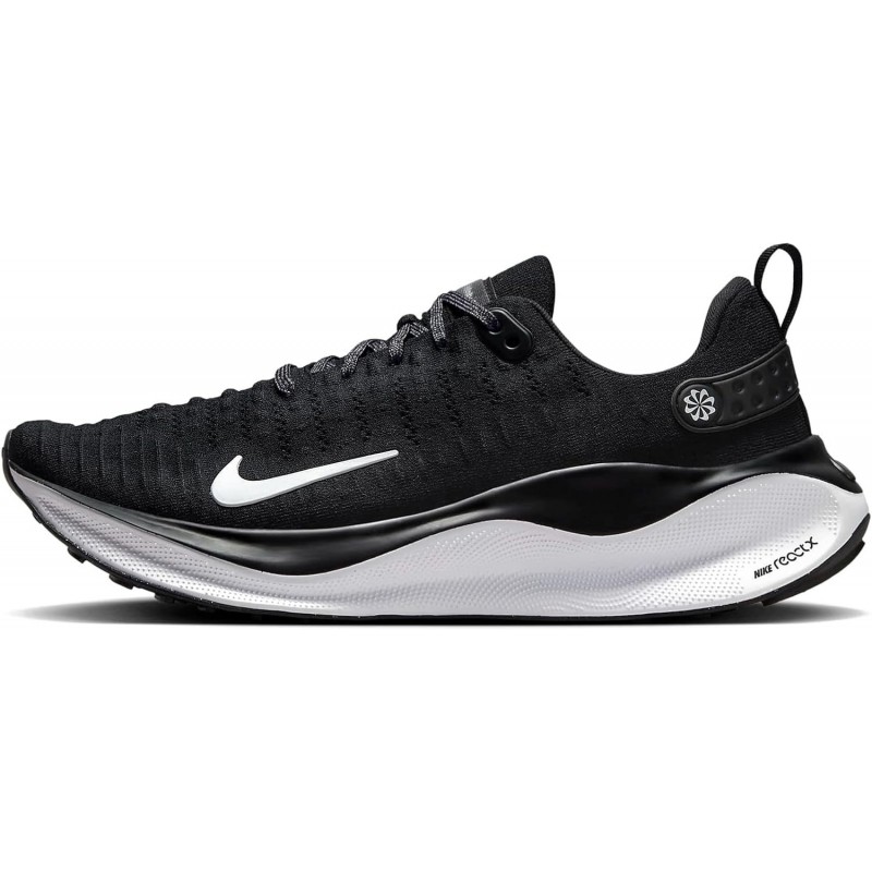 Chaussures de course sur route Nike InfinityRN 4 pour homme (extra larges) (FN0881-001, noir/blanc)