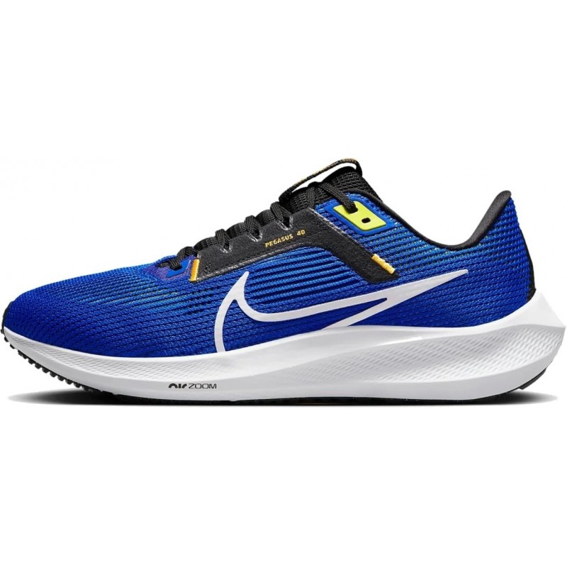 Baskets NIKE Air Zoom Pegasus 40 pour homme Bleu coureur/Blanc/Noir/Cadran solaire