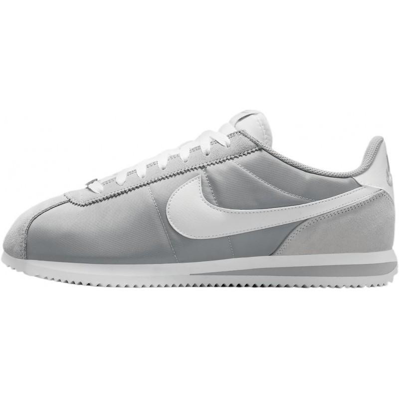 Chaussures Nike Cortez Textile pour Homme (HF0263-002, Argent Plat/Blanc)