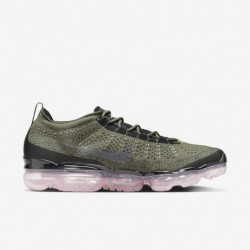 Chaussures Nike Air Vapormax 2023 Flyknit pour homme (DV1678-200, olive moyen/rose oxford/noir/noir)