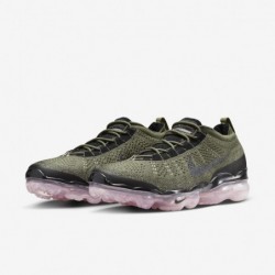 Chaussures Nike Air Vapormax 2023 Flyknit pour homme (DV1678-200, olive moyen/rose oxford/noir/noir)