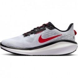 Chaussures de course sur route Nike Vomero 17 pour homme (FB1309-103, blanc/rouge feu/teinte platine/noir)