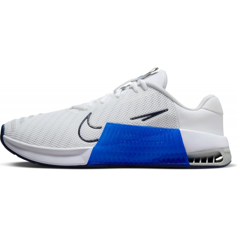 Baskets Nike pour hommes, blanc, platine pure, bleu racer, Obsi