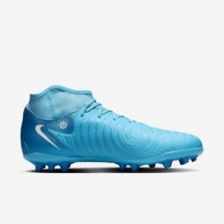 Chaussures de football montantes Nike Phantom Luna 2 Academy AG (FJ2585-400, Bleu fureur/Blanc)