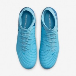 Chaussures de football montantes Nike Phantom Luna 2 Academy AG (FJ2585-400, Bleu fureur/Blanc)