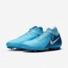 Chaussures de football montantes Nike Phantom Luna 2 Academy AG (FJ2585-400, Bleu fureur/Blanc)