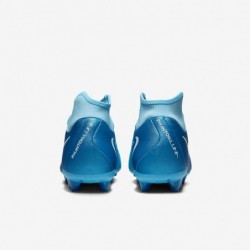 Chaussures de football montantes Nike Phantom Luna 2 Academy AG (FJ2585-400, Bleu fureur/Blanc)