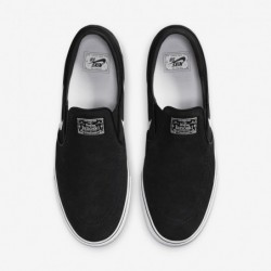 Chaussures de skate Nike SB Janoski+ Slip (FN5893-001, Noir/Noir/Noir/Blanc)