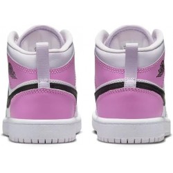 Chaussures Jordan Nike Air 1 pour enfants d'âge préscolaire Barley Grape/Black-White DQ8424-501