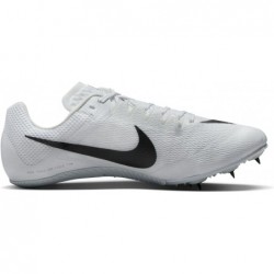 Pointes d'athlétisme Nike Rival Sprint (DC8753-100, blanc/argent métallique/platine pur/noir)