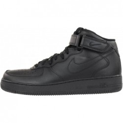 Chaussures de basket-ball montantes Nike pour hommes, noires