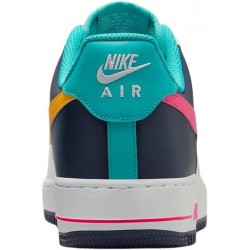 Chaussures Nike Air Force 1 '07 pour homme (HF4849-100, blanc/bleu orage/cactus poussiéreux/rose coureur)