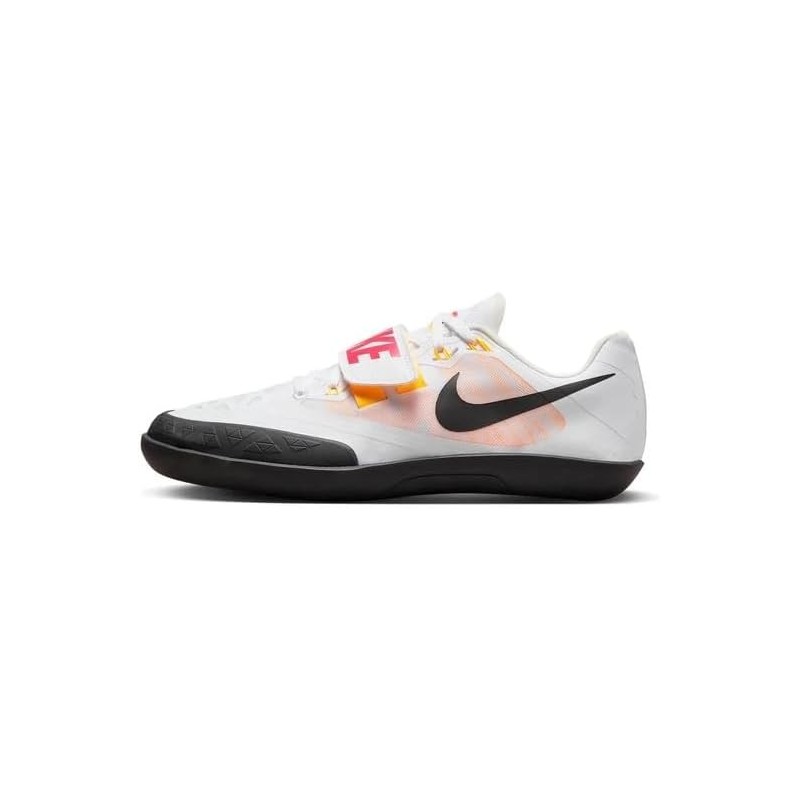 Chaussures de lancer d'athlétisme Nike Zoom Rival SD 2 685135-102 pour homme Blanc-Noir-Hyper Rose