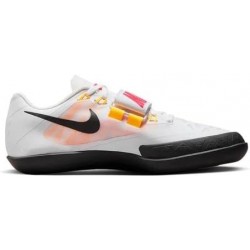 Chaussures de lancer d'athlétisme Nike Zoom Rival SD 2 685135-102 pour homme Blanc-Noir-Hyper Rose