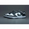 Chaussures de basket-ball Nike Dunk Low Retro pour hommes, blanc noir blanc