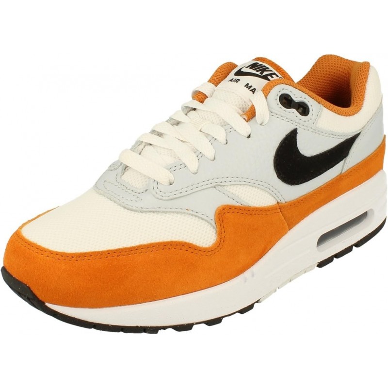 Chaussures Nike Air Max 1 Premium The Bay pour homme (FJ4451-100, blanc/rouge université)