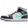 Baskets NIKE pour hommes, blanc vert phosphorescent noir