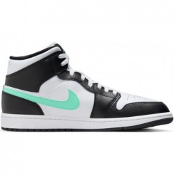 Baskets NIKE pour hommes, blanc vert phosphorescent noir