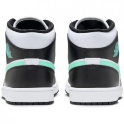 Baskets NIKE pour hommes, blanc vert phosphorescent noir