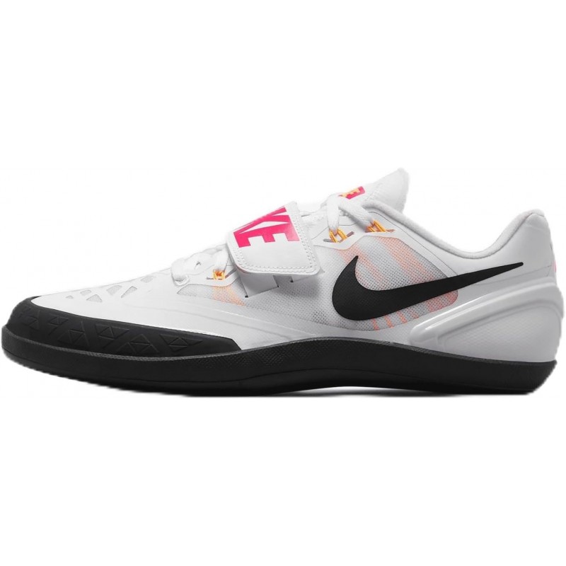 Chaussures d'athlétisme Nike Zoom Rotational 6 (685131-004, Anthracite/Noir/Twist citron clair/Rose féroce)