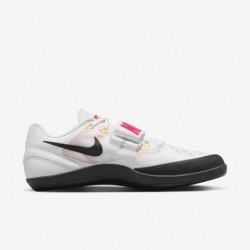 Chaussures d'athlétisme Nike Zoom Rotational 6 (685131-004, Anthracite/Noir/Twist citron clair/Rose féroce)