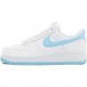 Chaussures Nike Air Force 1 '07 pour homme (FQ4296-100, blanc/blanc/bleu verseau)