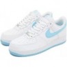 Chaussures Nike Air Force 1 '07 pour homme (FQ4296-100, blanc/blanc/bleu verseau)