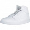 Jordan 1 Mid pour homme Triple White 554724-130