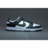 Chaussures de basket-ball Nike Dunk Low Retro pour hommes, blanc noir blanc