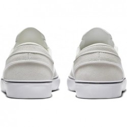 Chaussures de skate Nike SB Janoski+ Slip (FN5893-100, Blanc sommet/Blanc sommet/Blanc/Noir)