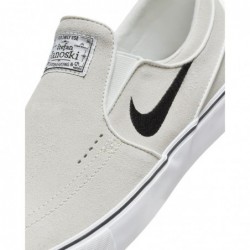 Chaussures de skate Nike SB Janoski+ Slip (FN5893-100, Blanc sommet/Blanc sommet/Blanc/Noir)