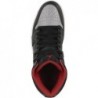 Chaussures Nike Air Jordan 1 Mid pour Homme Noir/Gris Ciment-Rouge Feu DQ8426 006 (Noir/Gris Ciment-Rouge Feu)