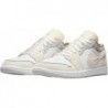 Chaussures de basket-ball Nike Dunk Low Retro pour femmes, blanc, gris, neutre, fantôme