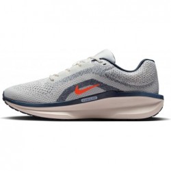 Chaussures de course sur route Nike Winflo 11 pour homme (FJ9509-103, Voile/Bleu tonnerre/Minerai de fer clair/Orange total)