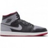 Chaussures Air Jordan 1 Mid pour homme (DQ8426-132, blanc/blanc/noir/noir)