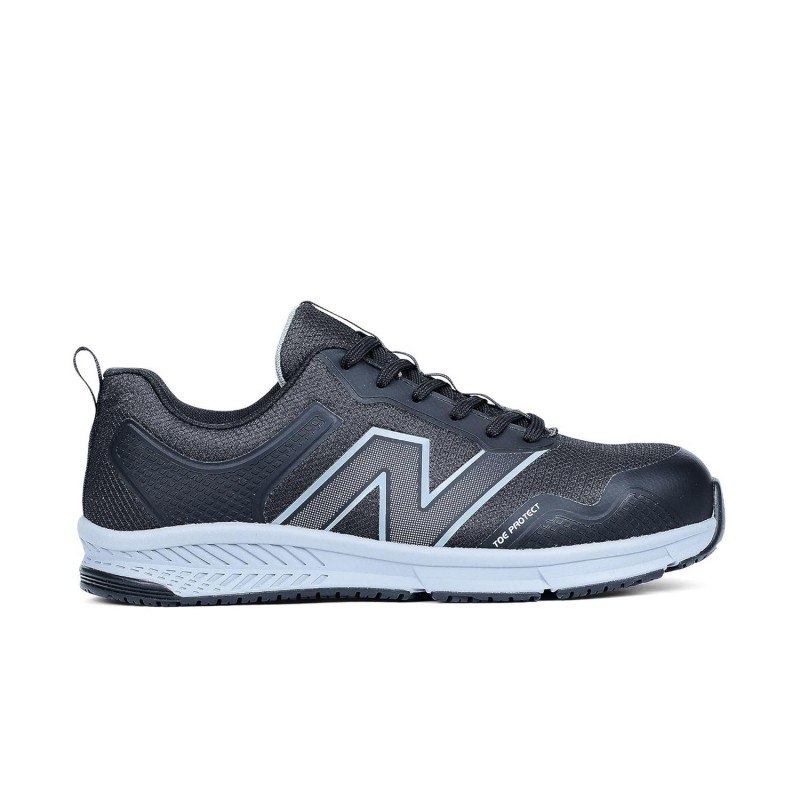 Chaussures industrielles Evolve à embout en aluminium pour hommes de New Balance, noir/gris