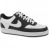 Nike Court Vision Lo HM9862 Noir Blanc Noir Blanc Chaussures Homme Baskets Lacets Unisexe